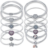 Sterling Silver CZ Chain Bracelet for Women