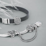 925 Sterling Silver Pan Reflexions Bracelet for Women