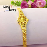 24K Plated Bracelet Watch Vietnam Sand Jewelry Sets Women Accessorie