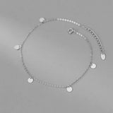925 Silver 14K Gold-plated Mini Disc Bracelet for Women