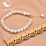 Xlentag Pearl Chain Bracelet Retro Jewelry Gift GB0967