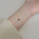 925 Silver Heart Chain Bracelet for Women 18k Jewelry Gift