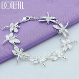 925 Silver Dragonfly Bracelet Women's Wedding Jewelry