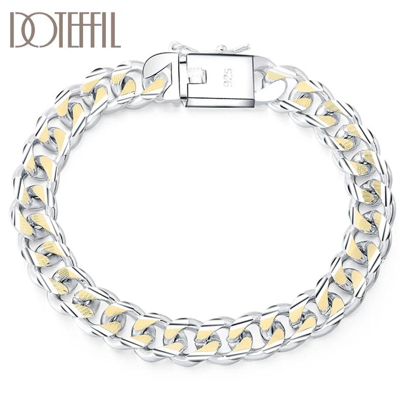 925 Sterling Silver Bracelet for Men and Women