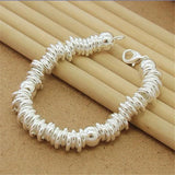 925 Silver Bell Bracelet for Women Party Jewelry Gift