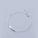 Women's Silver 925 Letter Bracelets - Real Fine Jewelry 