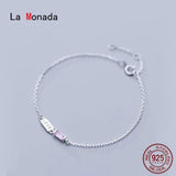 Women's Silver 925 Letter Bracelets - Real Fine Jewelry 