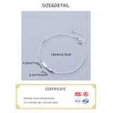 Women's Silver 925 Letter Bracelets - Real Fine Jewelry 