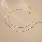 925 Silver Snake Chain Bracelet for Women