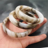 Hand Carved Jade Bracelet Ice Silk Gobi Jewelry Men Women
