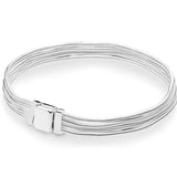Rose Woven Mesh Reflexions Bracelet 925 Silver