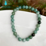 Natural Burma Jade Bracelet for Women Green Real Myanmar Jadeite Bead