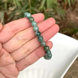 Natural Burma Jade Bracelet for Women Green Real Myanmar Jadeite Bead