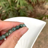 Natural Burma Jade Bracelet for Women Green Real Myanmar Jadeite Bead