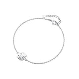 Davis 925 Sterling Silver Snowflake Bracelet For Women Girls Christmas Present