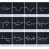 925 Silver Zodiac Constellation Charm Bracelet Gift for Women