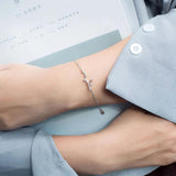 925 Silver Zodiac Constellation Charm Bracelet Gift for Women