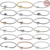 925 Sterling Silver Bucket Buckle Bracelet for DIY Jewelry