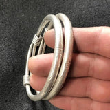 Tibetan Silver Miao Silver Bracelet National Dragon Phoenix Blessing