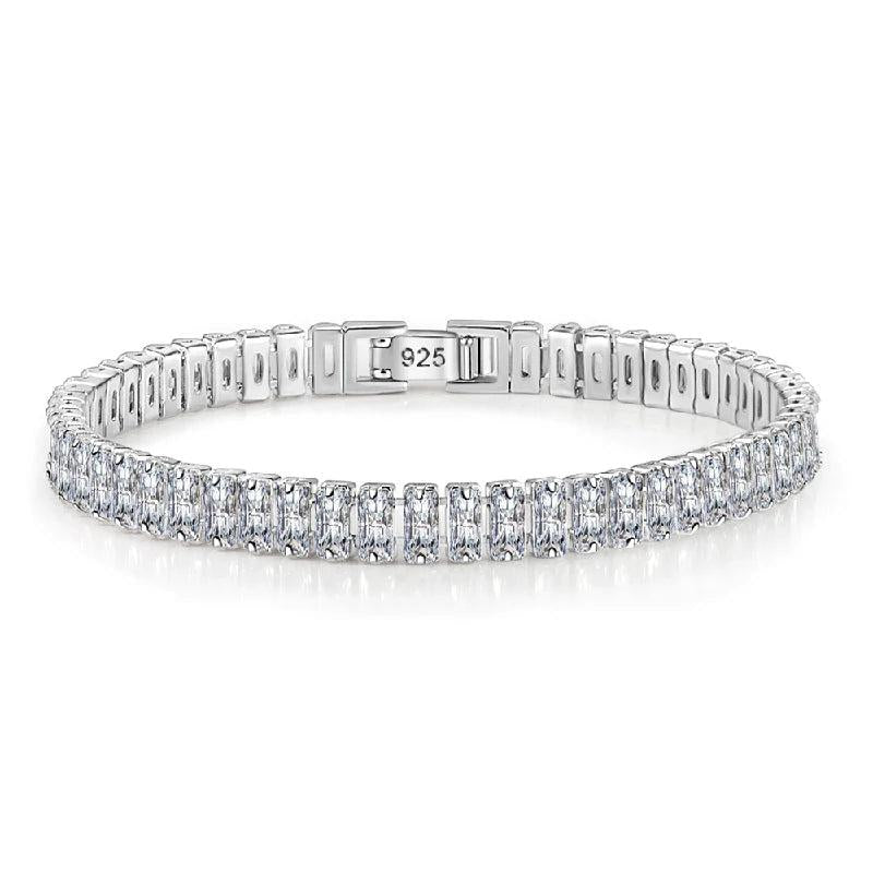 Zircon Gemstone Bracelet 925 Silver Jewelry for Women