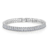 Zircon Gemstone Bracelet 925 Silver Jewelry for Women