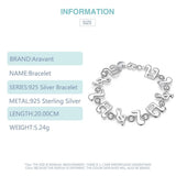 925 Silver Musical Charm Bracelet for Women