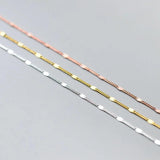 925 Sterling Silver Link Chain Anklet Jewelry