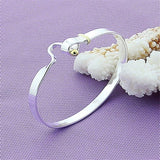 925 Silver Bead Bangle Bracelet for Women Wedding Charm Party Jewelry