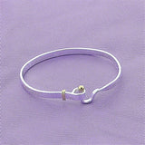 925 Silver Bead Bangle Bracelet for Women Wedding Charm Party Jewelry