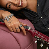 925 Silver Barrel Clasp Snake Chain Bracelet for Women
