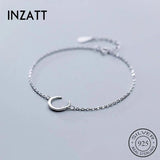 925 Silver Moon Bracelet Fine Jewelry Chain Gift
