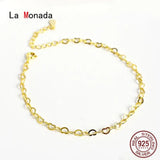 925 Silver Heart Bracelet Women Love Charm Toggle Clasp