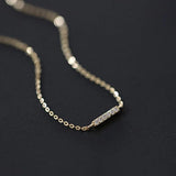 Sterling Silver Zircon Charm Bracelet Plated Party Jewelry