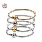 925 Silver Snake Bone Bracelet for Women