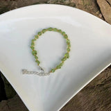 Olivine Bracelet Beads Gemstone Jewelry