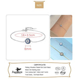 Davis 925 Silver CZ Bracelet For Women Wedding Party Lady Gift DS966