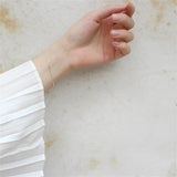 925 Silver Bamboo Car Flower Bucket Bracelet