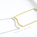 925 Silver Vintage Wave Bracelet for Women Ocean Beach Party Jewelry