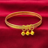 BR179 24KT Bracelet Bangle for Woman, Birthday Wedding Gift
