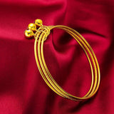 BR179 24KT Bracelet Bangle for Woman, Birthday Wedding Gift