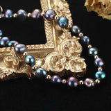 Cauuev High Natural Freshwater Pearl Bracelet with Rose Heart Clasp