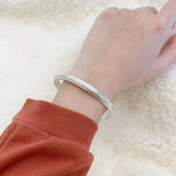 925 Silver Hiphop Bracelet Vintage Hasp Birthday Gift