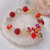 Agate Crystal Beaded Bracelets for Women YBR571