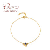 925 Silver Bracelet Colorful Zircon Hand Chain Fine Jewelry