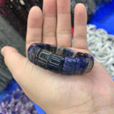 Sodalite Stone Beads Bracelet Gemstone Jewelry Bangle Gift