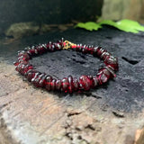 Natural Garnet Bracelet Red Stone Irregular Jewelry GEM Beads Healing Women