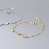 925 Silver Twist Stone Bracelet for Women Party 18k Jewelry
