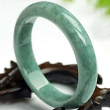 Natural Chinese Deep Turquoise Jade Bracelet