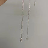 925 Silver Sparkling Chain Bracelets for Women Party Jewelry
