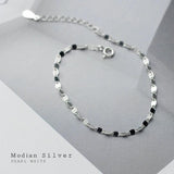 925 Sterling Silver Sequins Bracelet & Bangle For Women